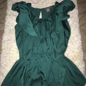 • sexy ruffle silk blouse •